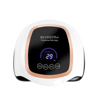HKM-418515 BLUEQUE V3 UV/LED Nail Lamp with 42 Gold Wire Beads, ABS Plastic, 168W Power, 365 + 405 nm Wavelength
