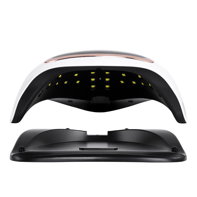 HKM-418515 BLUEQUE V3 UV/LED Nail Lamp with 42 Gold Wire Beads, ABS Plastic, 168W Power, 365 + 405 nm Wavelength
