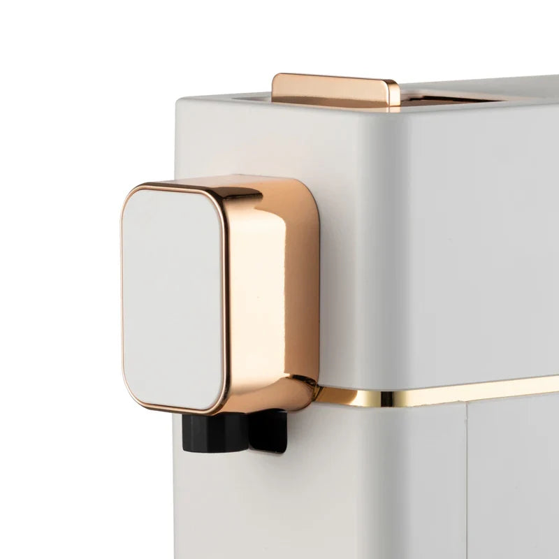 KTX-096531 Automatic 1400W Espresso Coffee Maker - Professional Capsule Machine in White for Home Use