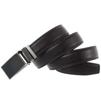 HKM-004115 Zinc Alloy Automatic Buckle Leather Belt - Stylish and Durable Design, Adjustable Fit