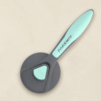 HKM-081043 Pet Floating Hair Combing Brush - Ergonomic Handle in Mint Green, Cherry Blossom Powder, and Gentleman Grey