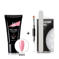 HKM-613971 Crystal Nail Polish in 12 Vibrant Colors - 30ml Natural Resin Formula with Extended Nail Face