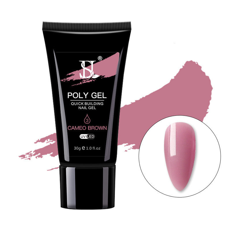 HKM-613971 Crystal Nail Polish in 12 Vibrant Colors - 30ml Natural Resin Formula with Extended Nail Face