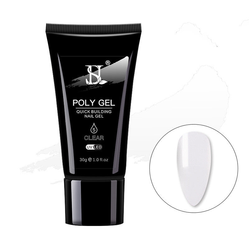 HKM-613971 Crystal Nail Polish in 12 Vibrant Colors - 30ml Natural Resin Formula with Extended Nail Face