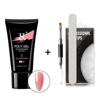 HKM-613971 Crystal Nail Polish in 12 Vibrant Colors - 30ml Natural Resin Formula with Extended Nail Face