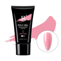 HKM-613971 Crystal Nail Polish in 12 Vibrant Colors - 30ml Natural Resin Formula with Extended Nail Face