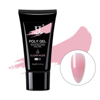 HKM-613971 Crystal Nail Polish in 12 Vibrant Colors - 30ml Natural Resin Formula with Extended Nail Face
