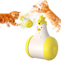 HKM-099283 Electric Cat Tumbler Toy with Infrared Light and Sound Features