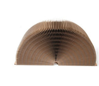 HKM-404371 Corrugated Paper Cat Scratch Board with Foldable Design and Integrated Cat Bowl 50cm