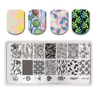 HKM-776659 Rectangular Nail Print Plate Tool for Artistic Nail Designs