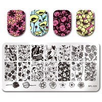 HKM-776659 Rectangular Nail Print Plate Tool for Artistic Nail Designs