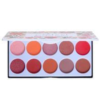HKM-555923 Matte Waterproof Eyeshadow Palette with 10 Vibrant Colors for Natural Makeup