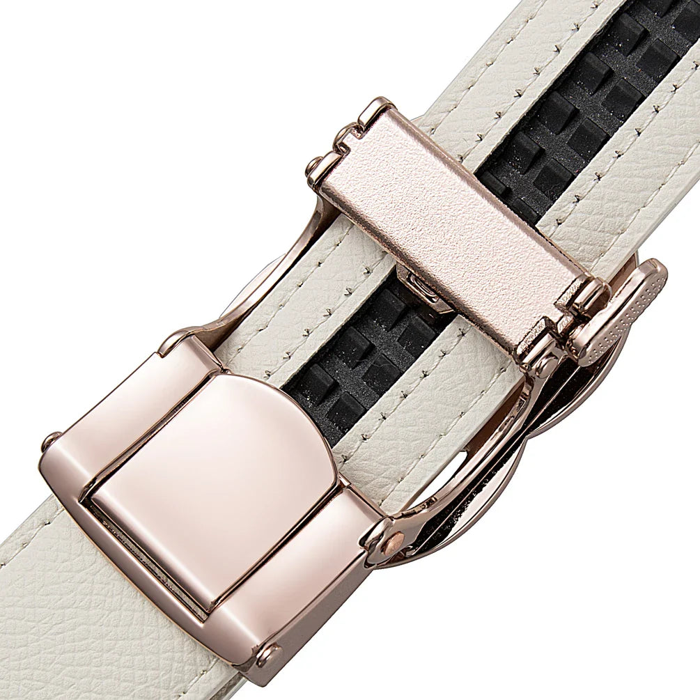 HKM-363411 Fashionable PU Leather Women’s Belt for Jeans and Dress Pants - Model LY32-26062