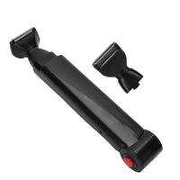 HKM-595283 Electric Back Hair Shaver with 180° Foldable Handle and Dual Blades for Safe, Smooth Hair Removal