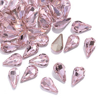 HKM-808275 Starry Sky Transparent Water Drop Nail Decoration Set - 100PCS Sweet Style Diamond Ornaments