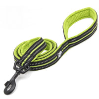 HKM-246995 Reflective Nylon Dog Leash with Zinc Alloy Buckle - Soft, Durable, 110cm Length for Small to Large Dogs