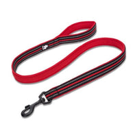 HKM-246995 Reflective Nylon Dog Leash with Zinc Alloy Buckle - Soft, Durable, 110cm Length for Small to Large Dogs