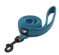 HKM-246995 Reflective Nylon Dog Leash with Zinc Alloy Buckle - Soft, Durable, 110cm Length for Small to Large Dogs
