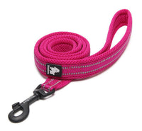 HKM-246995 Reflective Nylon Dog Leash with Zinc Alloy Buckle - Soft, Durable, 110cm Length for Small to Large Dogs