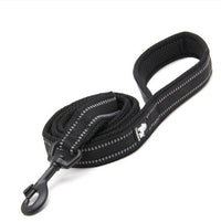 HKM-246995 Reflective Nylon Dog Leash with Zinc Alloy Buckle - Soft, Durable, 110cm Length for Small to Large Dogs