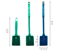 HKM-402067 Aquarium Long Handle Double-Sided Cleaning Brush for Optimal Tank Maintenance