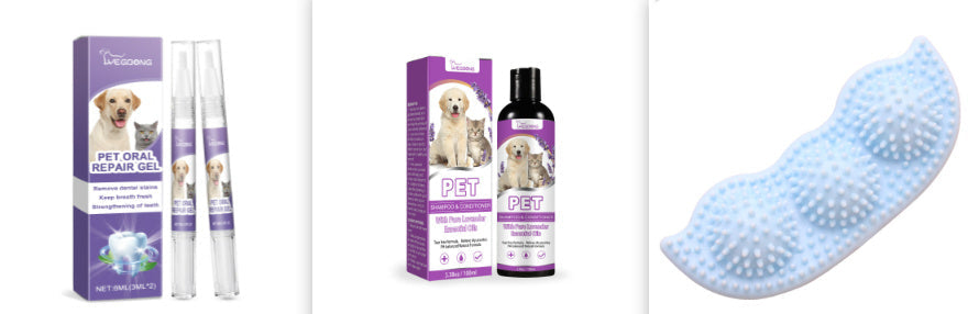 JMT-806410 Pet Oral Repair Gel with Natural Extracts - Includes Healing Chamomile, Lemon, Mint, and Gallnut Extracts, 6ml Pack
