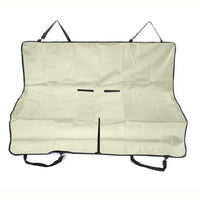 HKM-845331 Pet Protection Mat for Rear Car Seat - Oxford Cloth Seat Cushion in Black Knight, Butter Green, Retro White (1.45m x 1.3m)