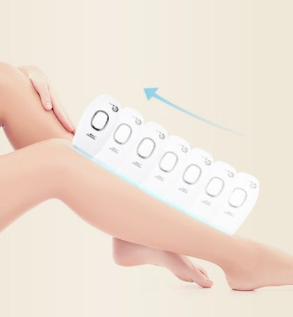 HKM-592979 Whole Body Laser Hair Removal Instrument with 300,000 Pulses - Pearl White, Versatile Use for Legs and Body