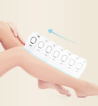 HKM-592979 Whole Body Laser Hair Removal Instrument with 300,000 Pulses - Pearl White, Versatile Use for Legs and Body