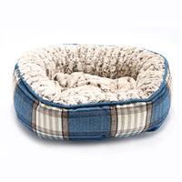 HKM-102547 Warm Cotton and Linen Doghouse Bed – Breathable Pet Nest for Small, Medium, and Large Dogs and Cats