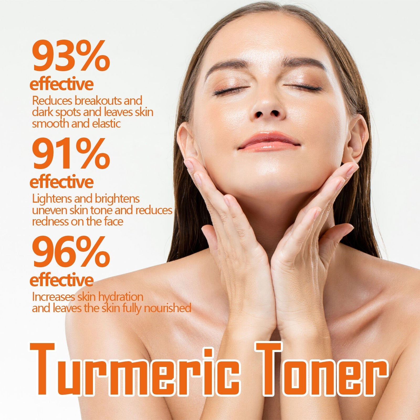 HKM-503891 Turmeric Moisturizing Facial Skin Lotion with Collagen & Aloe Extract, 100ml