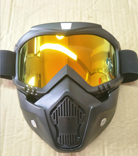 HKM-120019 Tactical Goggles for Motorcycle Helmets - Durable Outdoor Protection for Biking and Riding