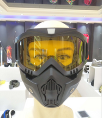 HKM-120019 Tactical Goggles for Motorcycle Helmets - Durable Outdoor Protection for Biking and Riding