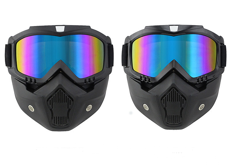 HKM-120019 Tactical Goggles for Motorcycle Helmets - Durable Outdoor Protection for Biking and Riding