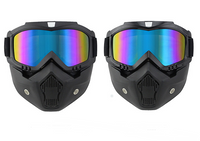 HKM-120019 Tactical Goggles for Motorcycle Helmets - Durable Outdoor Protection for Biking and Riding
