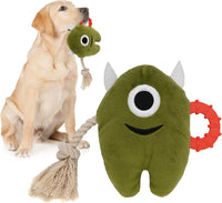 HKM-355987 Durable Plush and Rope Dog Chew Toys for Interactive Play and Tugging - Perfect for Small to Large Breeds