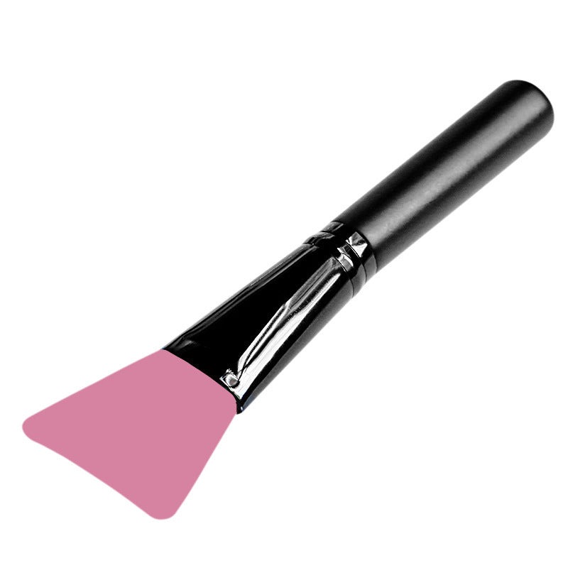 HKM-493523 Silicone Makeup Brush Tool with Long Wooden Handle - 14cm Adjusting Film Stick