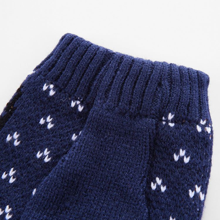 HKM-281939 Fashion Printed Dog Sweater for All Sizes ¨C Cozy Polyester Material to Keep Pets Warm
