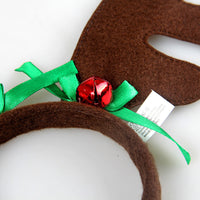 HKM-959507 Festive Short Plush Hat for Cats and Dogs with Silk Flower Decoration, Suitable for All Seasons and Genders
