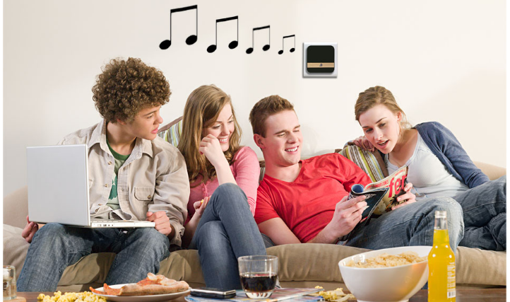 KTX-453459 Smart Wi-Fi Video Doorbell with Mobile Remote Intercom Functionality