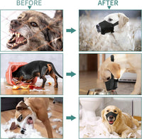 HKM-832531 Adjustable Soft Mesh Dog Muzzle for Small, Medium, and Large Dogs ¨C Humane Design for Preventing Biting, Chewing, and Licking with Open Front for Comfortable Panting and Drinking