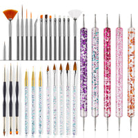 HKM-196883 Double-Headed Drill Pen Set with Pull Line and Silicone Tips – Complete Nail Tool Kit