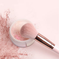 HKM-501587 18-Piece Pink Makeup Brush Set for Powder and Eyeshadow Application