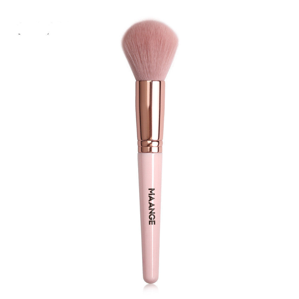 HKM-501587 18-Piece Pink Makeup Brush Set for Powder and Eyeshadow Application