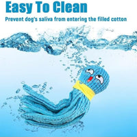 HKM-205971 Interactive Plush Octopus Dog Toy for Stress Relief and Natural Foraging, Ideal for Dogs of All Sizes