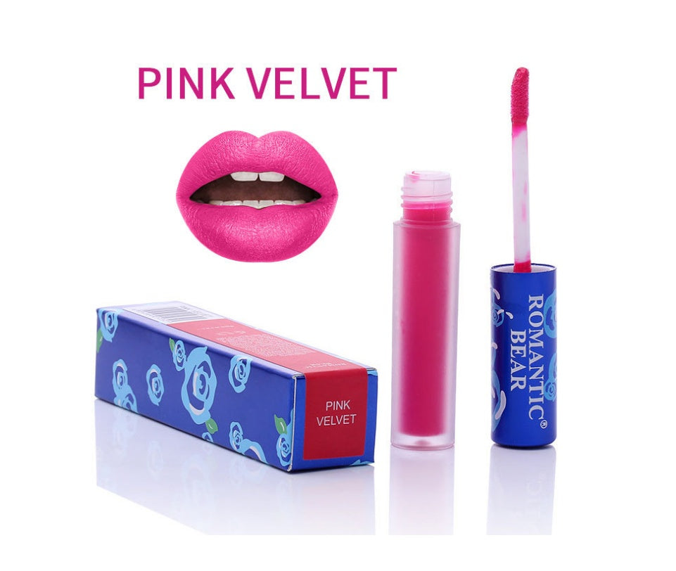 HKM-055507 Waterproof Matte Lipstick in Romantic Shades