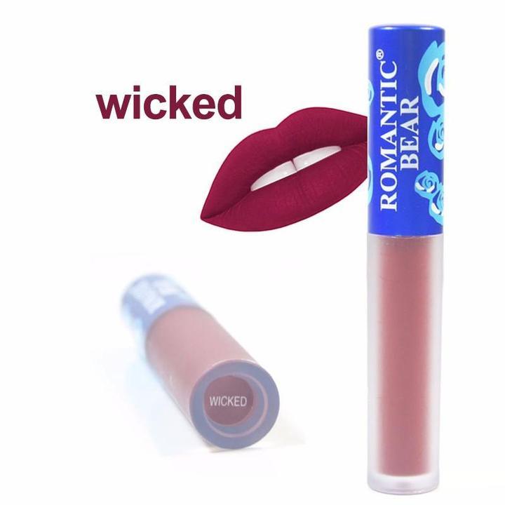 HKM-055507 Waterproof Matte Lipstick in Romantic Shades