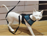 HKM-307091 Reflective Pet Chest Strap - Breathable Polyester Design for Cats and Dogs