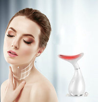 HKM-589523 Neck Protector Beauty Device - ABS Material, Compact Size, 3.3-4.2V, 650 mAh Battery
