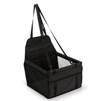 HKM-457235 Foldable Pet Safety Car Seat Bag for Small to Medium Dogs and Cats, Oxford Cloth with Safety Leash and Storage Pocket, Easy to Store